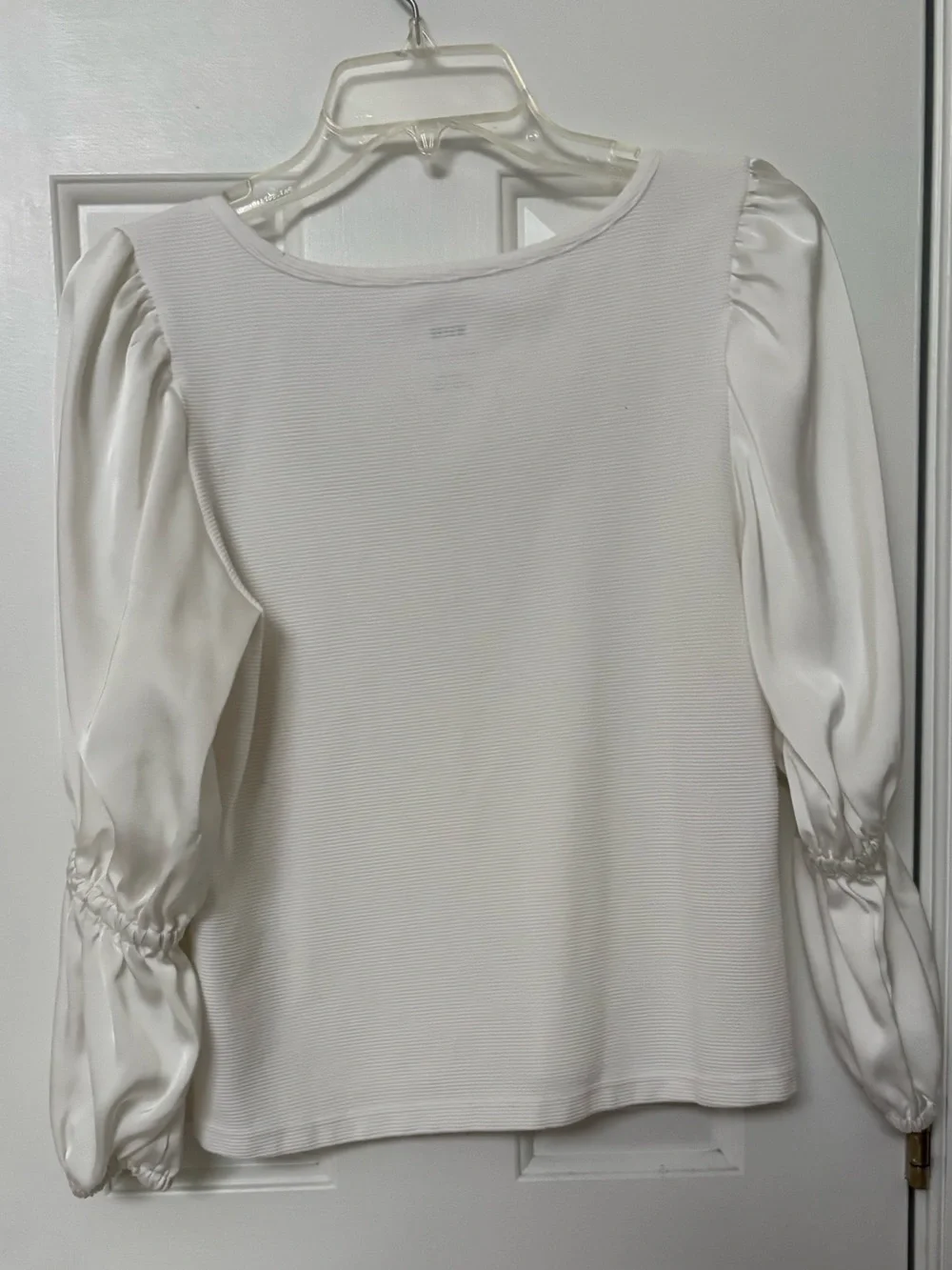Anthropologie Maeve Ribbed Tiered Sleeve Top